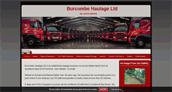 Desktop Screenshot of burcombehaulage.co.uk